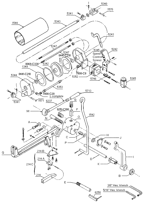 No. 6G, 7G, and 10G Gang Saw Swage