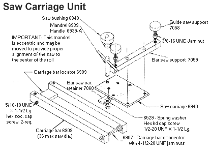 3-10-C saw carriage